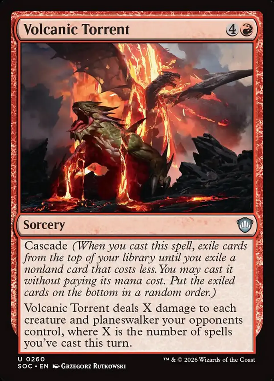 Volcanic Torrent | Inglés | NM | SOC 1