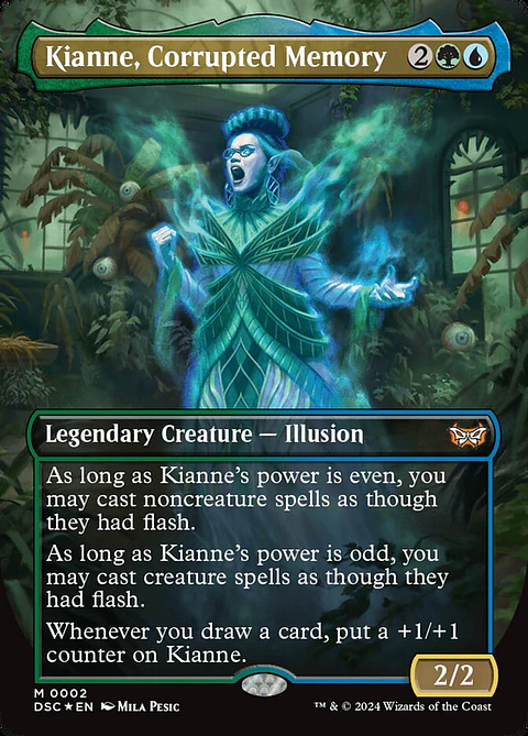 Kianne, Corrupted Memory (Borderless foil) | Inglés | NM | DSC