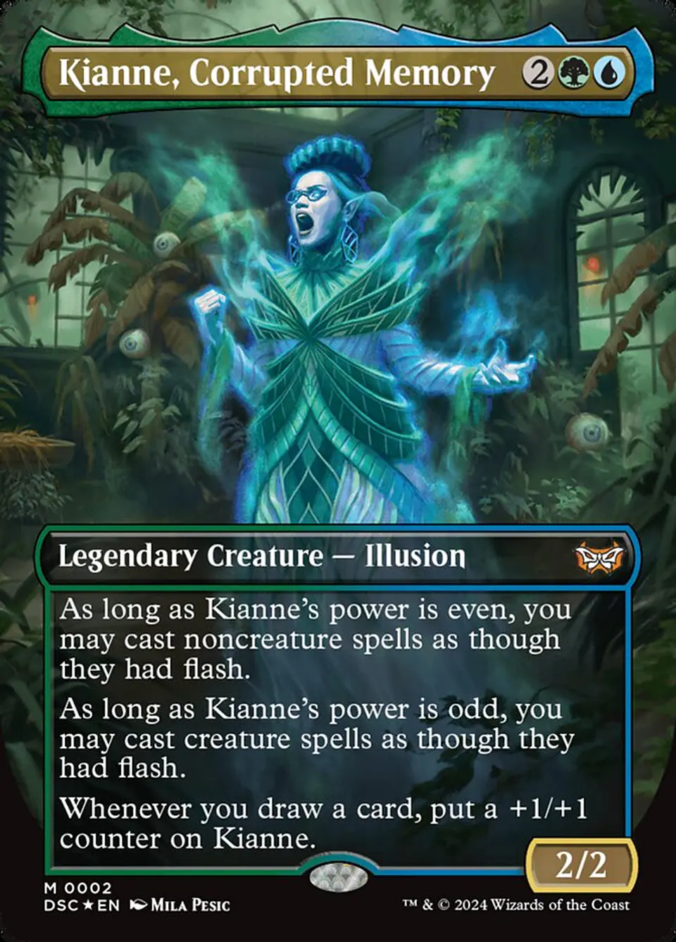 Kianne, Corrupted Memory (Borderless foil) | Inglés | NM | DSC 1