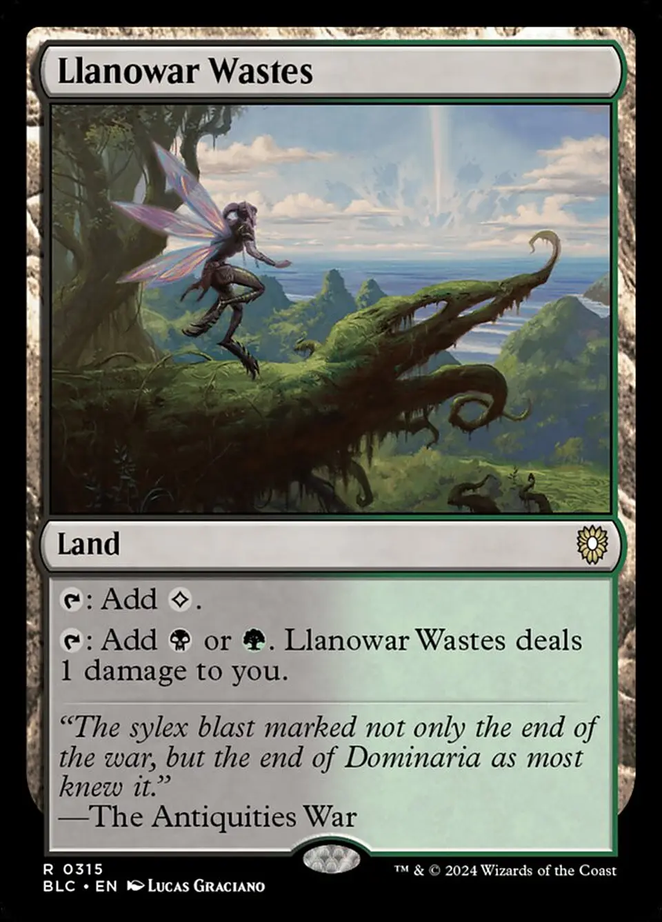Llanowar Wastes | Inglés | NM | BLC 1