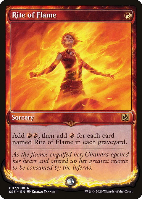 Rite of Flame (foil) | Inglés | NM | SS3