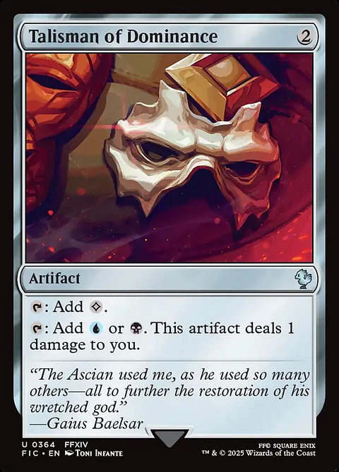 Talisman of Dominance (Surge foil) | Inglés | NM | FIC