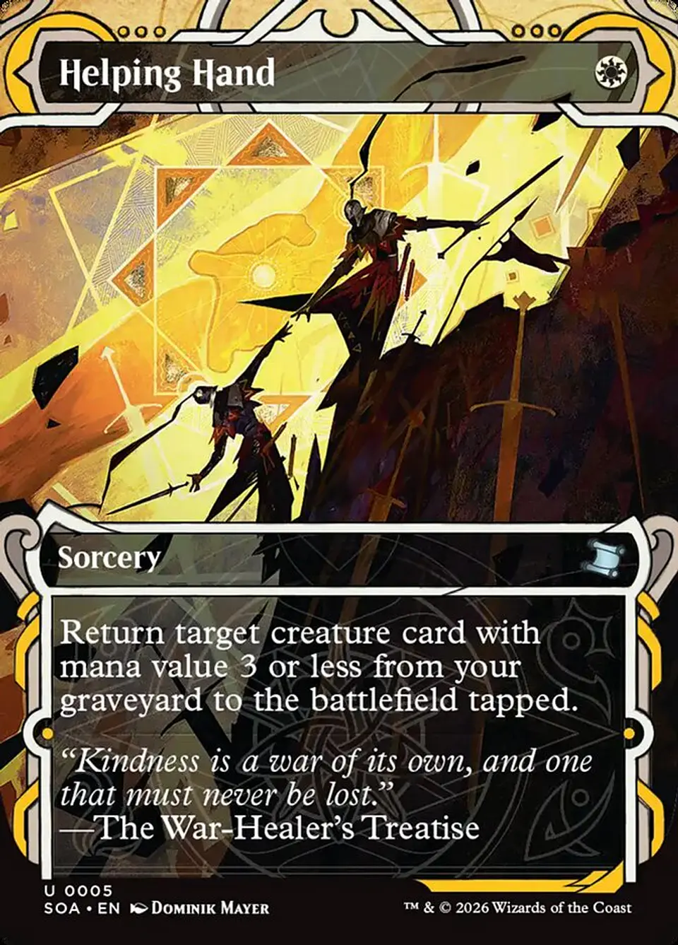 Helping Hand (Showcase foil) | Inglés | NM | SOA 1