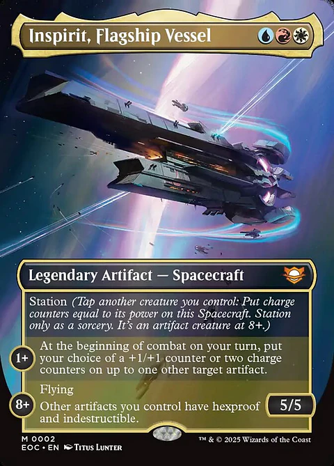 Inspirit, Flagship Vessel (Borderless foil) | Inglés | NM | EOC