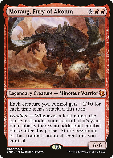 Moraug, Fury of Akoum (foil) | Inglés | NM | ZNR