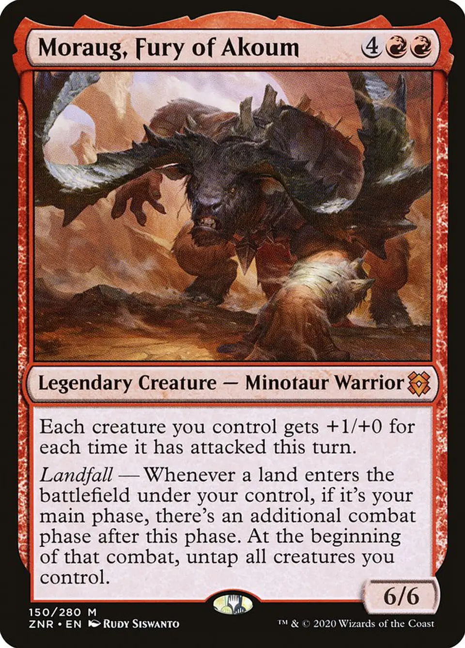 Moraug, Fury of Akoum (foil) | Inglés | NM | ZNR 1