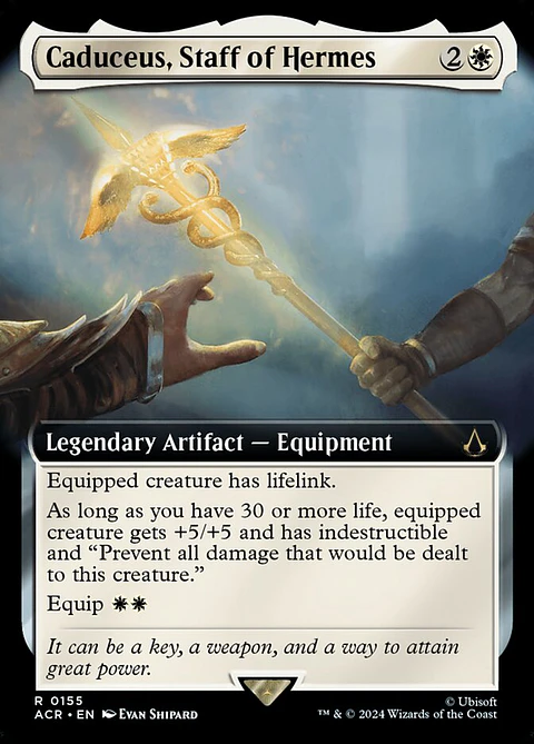 Caduceus, Staff of Hermes (Extended Art) | Inglés | NM | ACR