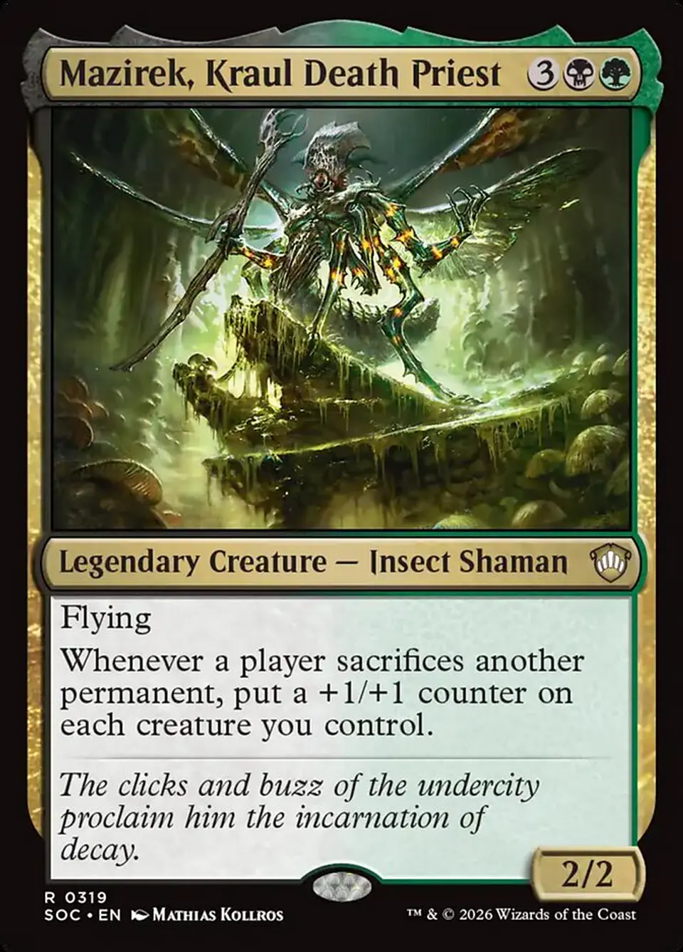 Mazirek, Kraul Death Priest | Inglés | NM | SOC 1