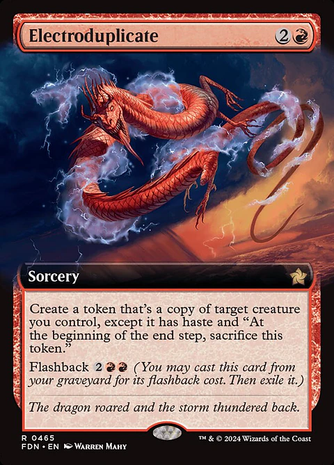 Electroduplicate (Extended Art foil) | Inglés | NM | FDN