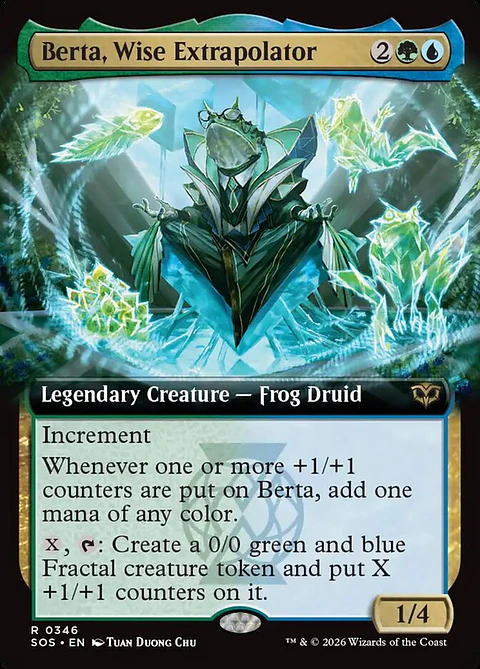 Berta, Wise Extrapolator (Extended Art) | Inglés | NM | SOS