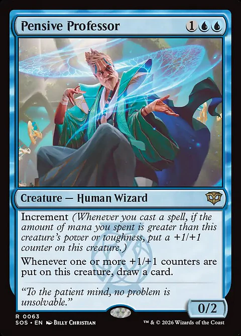 Pensive Professor | Inglés | NM | SOS