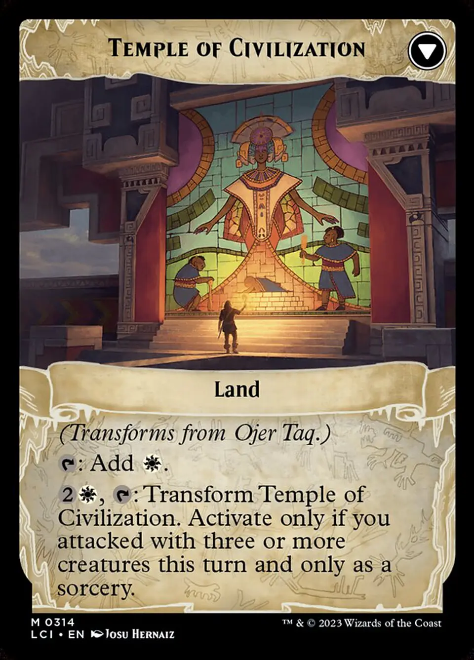 Ojer Taq, Deepest Foundation // Temple of Civilization (Showcase) | Inglés | NM | LCI 2