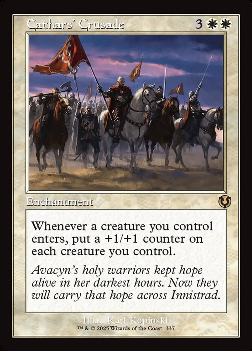 Cathars' Crusade (Retro Frame) | Inglés | NM | INR 1