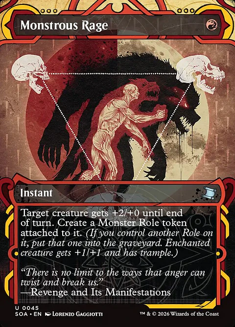 Monstrous Rage (Showcase) | Español | NM | SOA