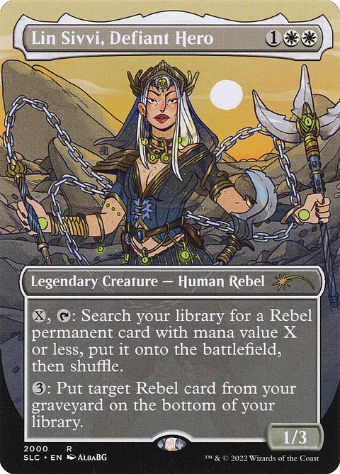 Lin Sivvi, Defiant Hero (Borderless) | Inglés | NM | SLC