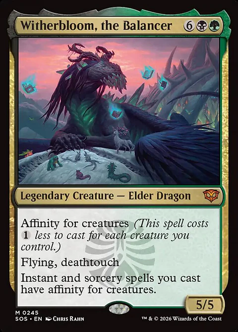 Witherbloom, the Balancer (foil) | Español | NM | SOS