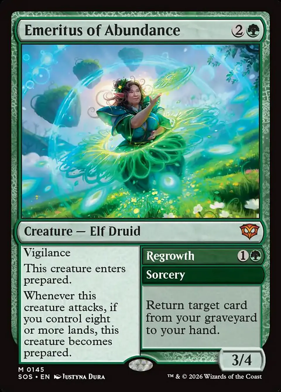 Emeritus of Abundance // Regrowth | Español | NM | SOS 1
