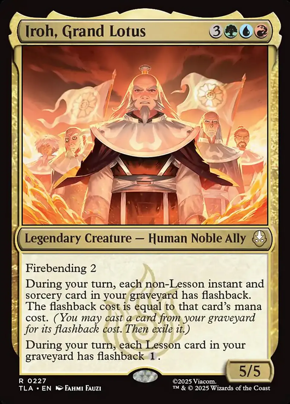 Iroh, Grand Lotus (foil) | Español | NM | TLA 1