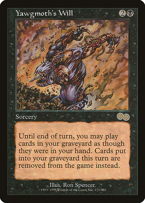 Yawgmoth's Will (Retro Frame) | Inglés | EX | USG