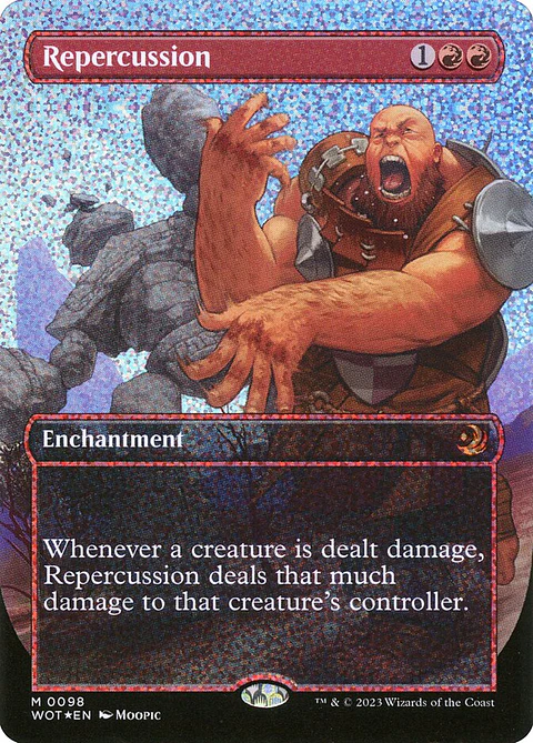 Repercussion (Borderless foil) | Inglés | NM | WOT