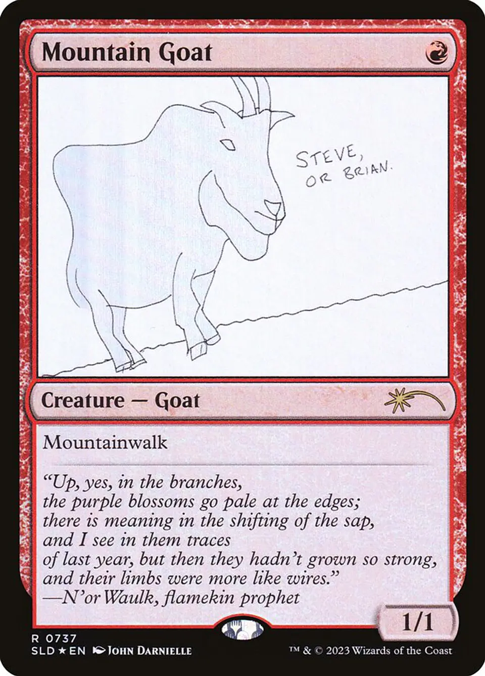 Mountain Goat (foil) | Inglés | NM | SLD 1
