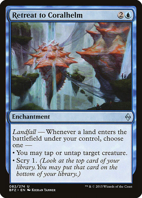 Retreat to Coralhelm | Inglés | EX | BFZ