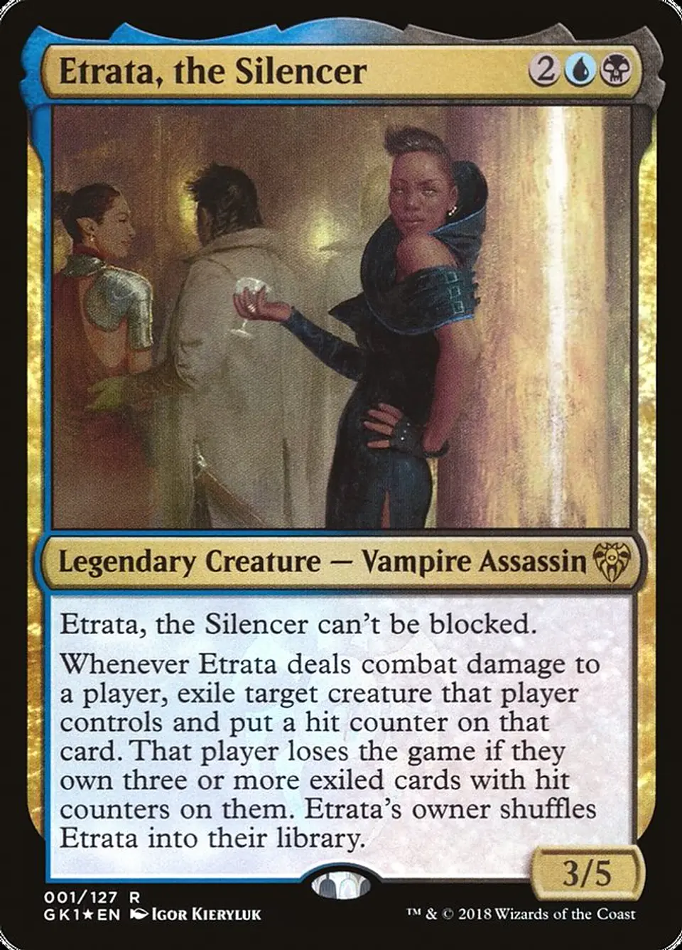 Etrata, the Silencer (foil) | Inglés | EX | GK1 1