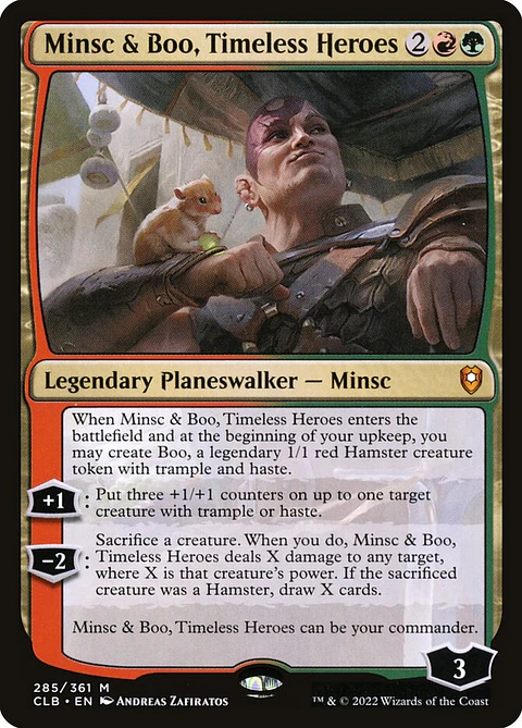 Minsc & Boo, Timeless Heroes | Inglés | NM | CLB
