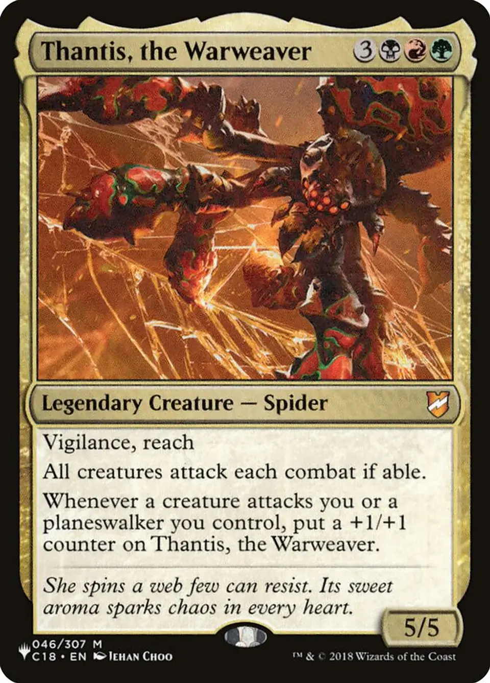 Thantis, the Warweaver | Inglés | NM | PLST 1