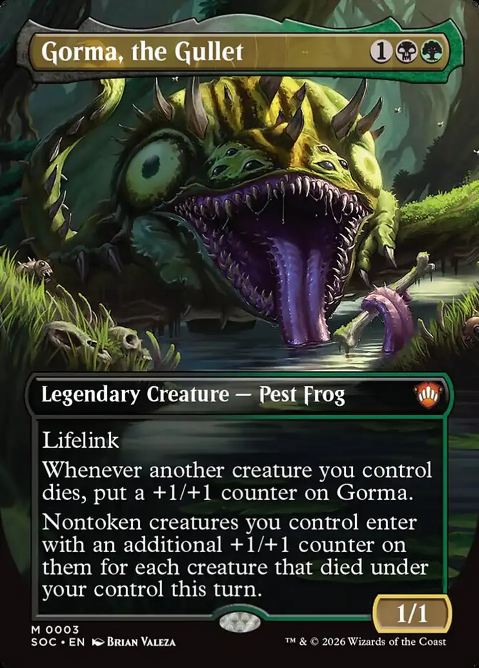 Gorma, the Gullet (Borderless foil) | Inglés | NM | SOC 1