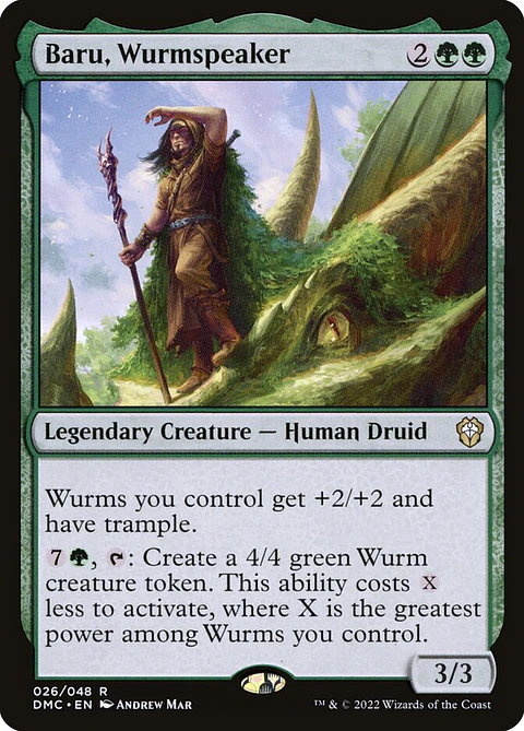 Baru, Wurmspeaker | Inglés | NM | DMC