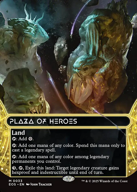 Plaza of Heroes (Borderless) | Inglés | NM | EOS