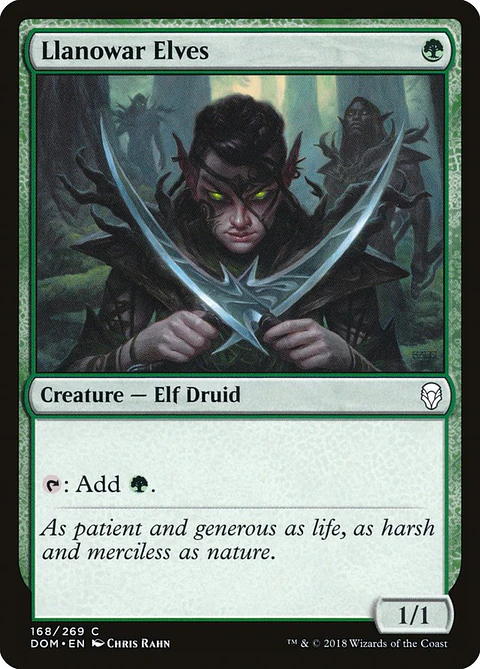 Llanowar Elves | Inglés | NM | DOM