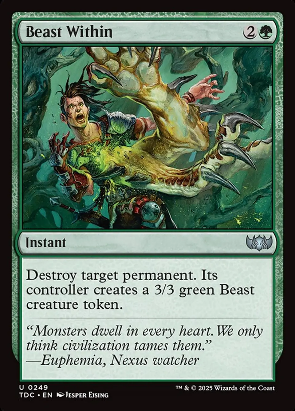 Beast Within | Inglés | NM | TDC 1