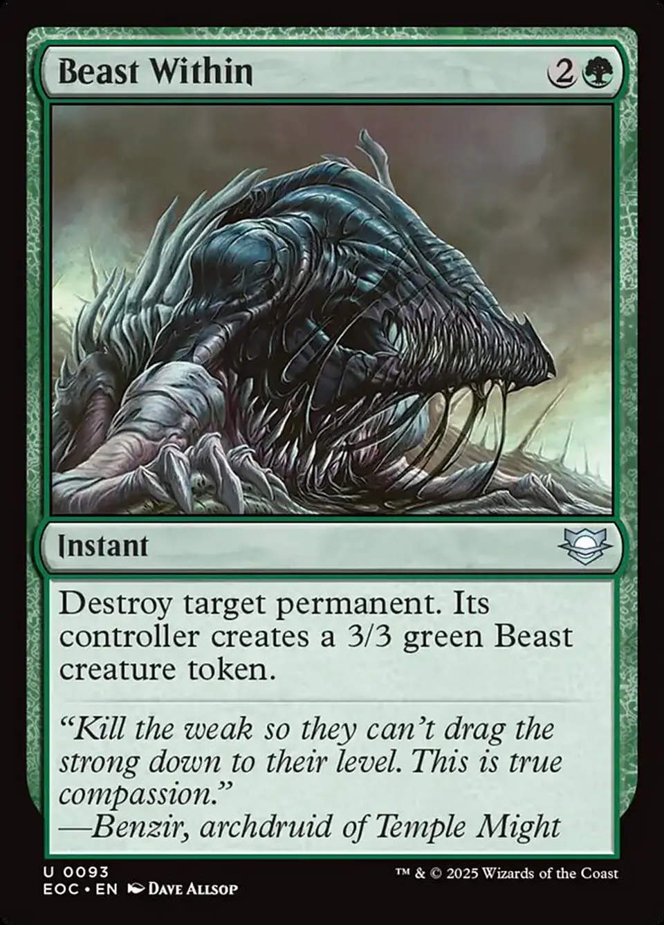 Beast Within | Inglés | NM | EOC 1