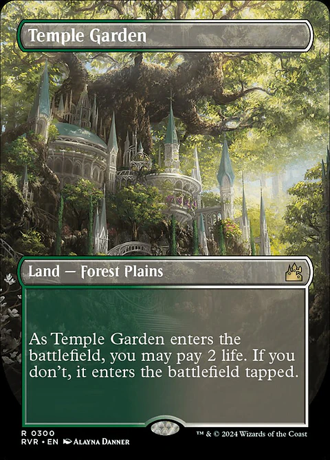 Temple Garden (Borderless) | Inglés | NM | RVR