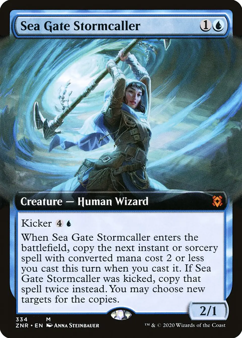 Sea Gate Stormcaller (Extended Art) | Inglés | NM | ZNR 1