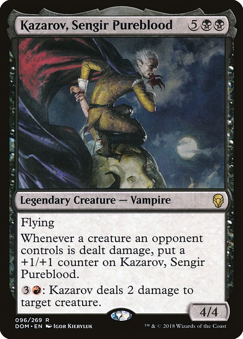 Kazarov, Sengir Pureblood | Inglés | NM | DOM