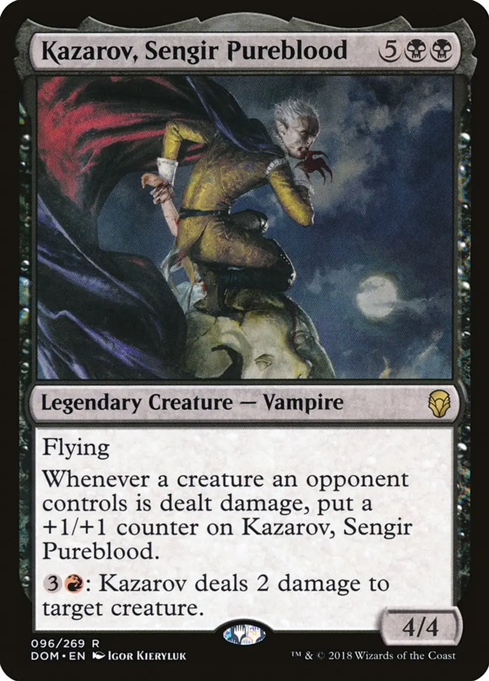 Kazarov, Sengir Pureblood | Inglés | NM | DOM 1