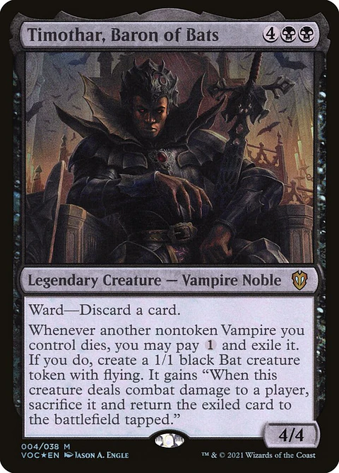 Timothar, Baron of Bats (foil) | Inglés | NM | VOC