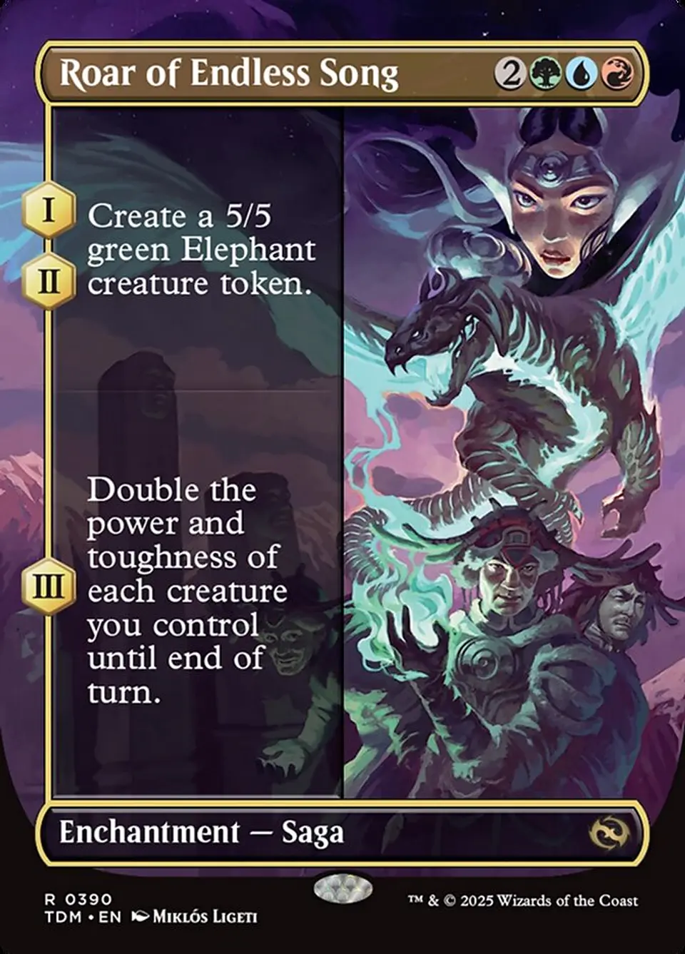 Roar of Endless Song (Borderless) | Inglés | NM | TDM 1