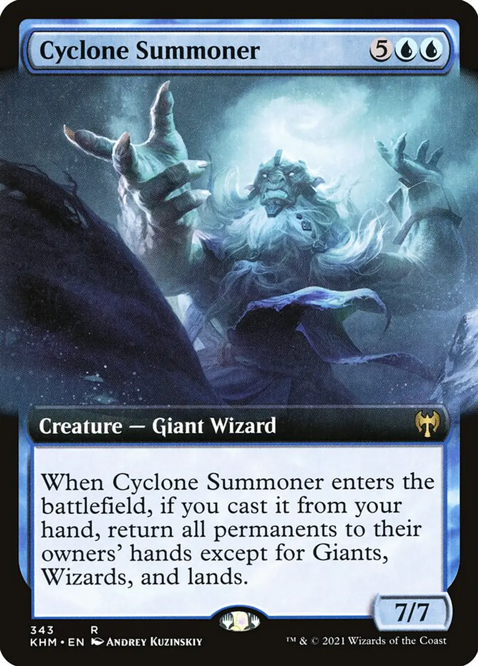 Cyclone Summoner (Extended Art) | Inglés | NM | KHM 1