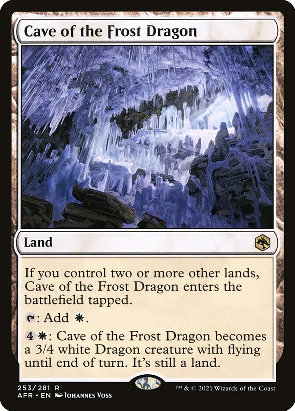 Cave of the Frost Dragon (foil) | Inglés | NM | AFR 1
