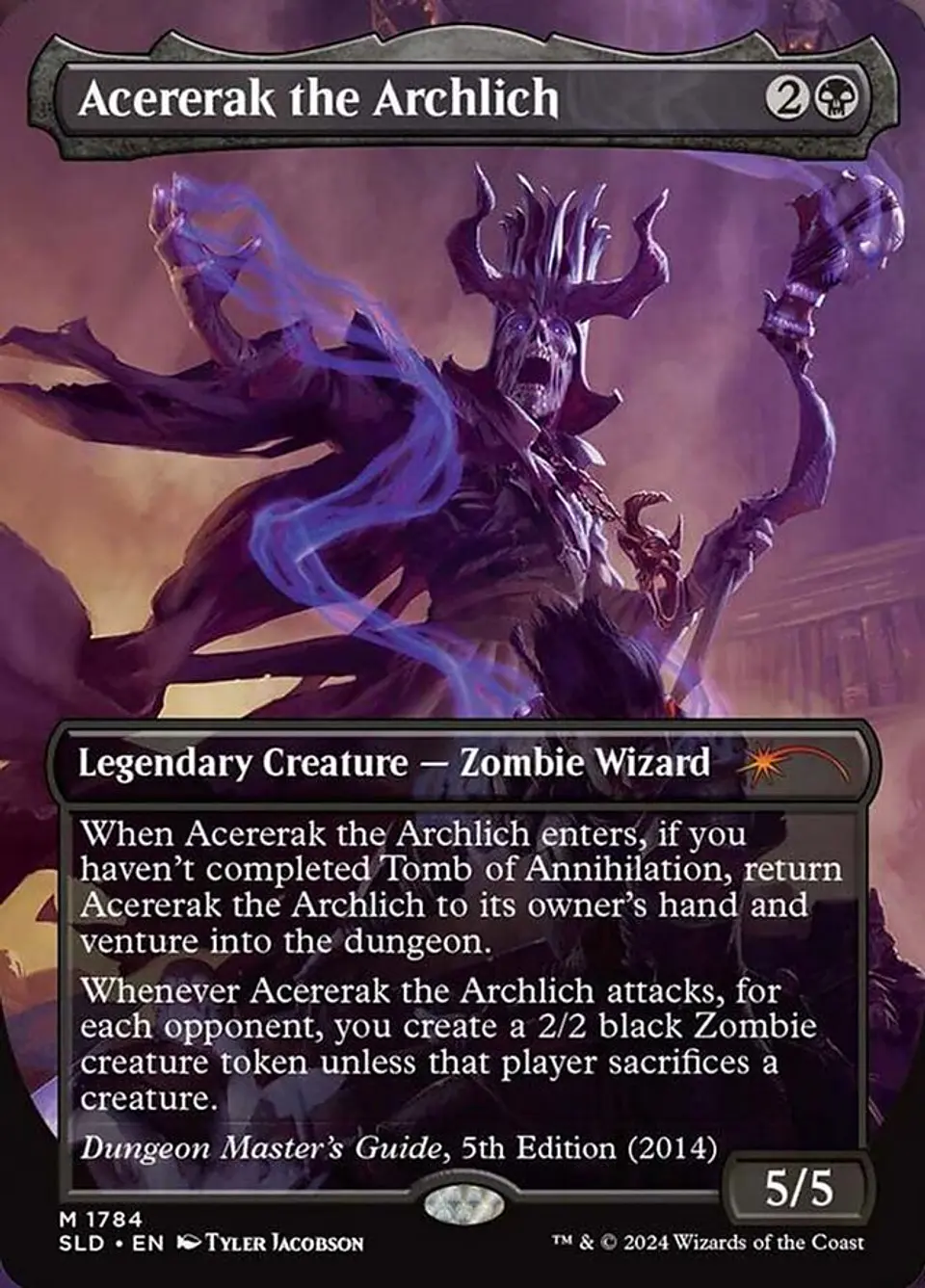 Acererak the Archlich (Borderless foil) | Inglés | NM | SLD 1