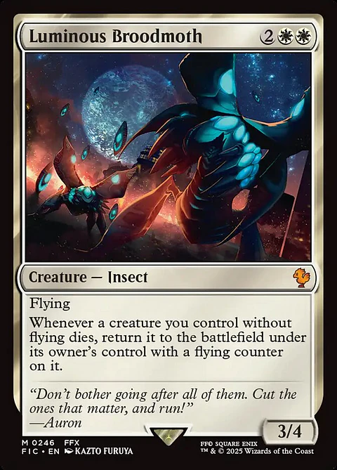 Luminous Broodmoth (Surge foil) | Inglés | NM | FIC