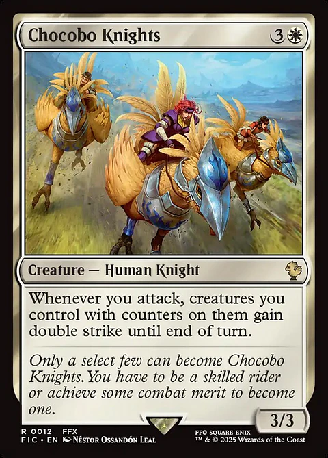 Chocobo Knights (Surge foil) | Inglés | NM | FIC