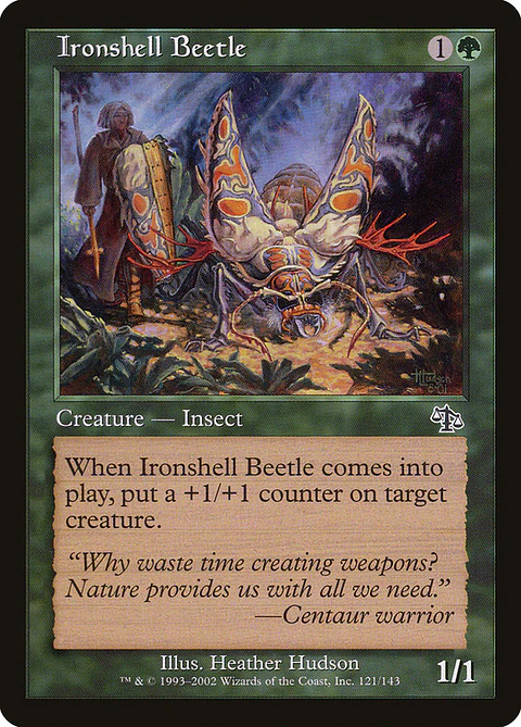 Ironshell Beetle (Retro Frame) | Inglés | NM | JUD