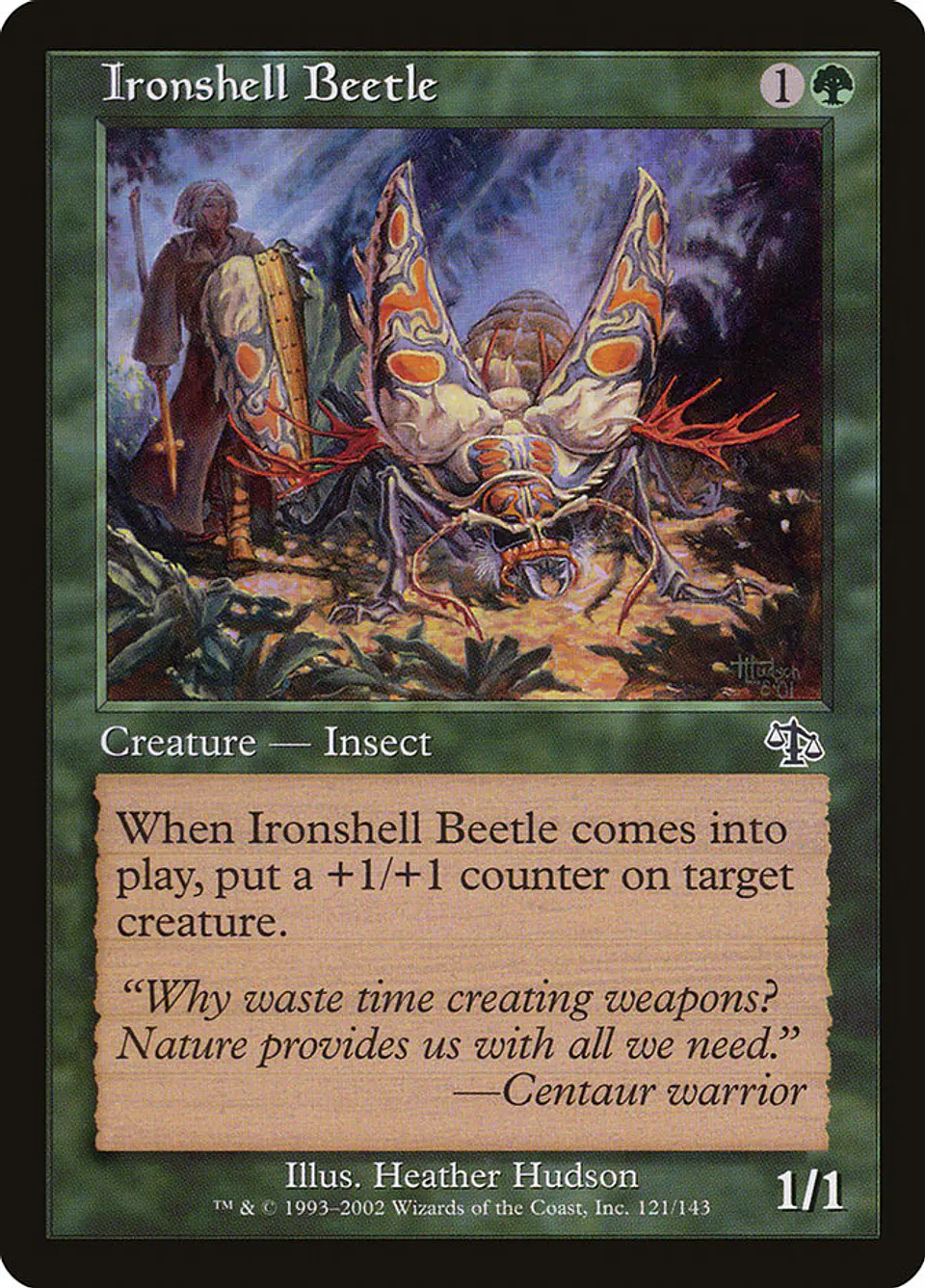 Ironshell Beetle (Retro Frame) | Inglés | NM | JUD 1