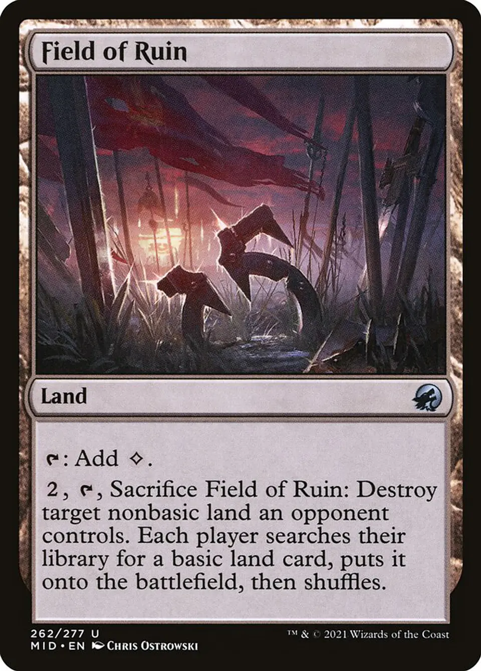 Field of Ruin | Inglés | NM | MID 1