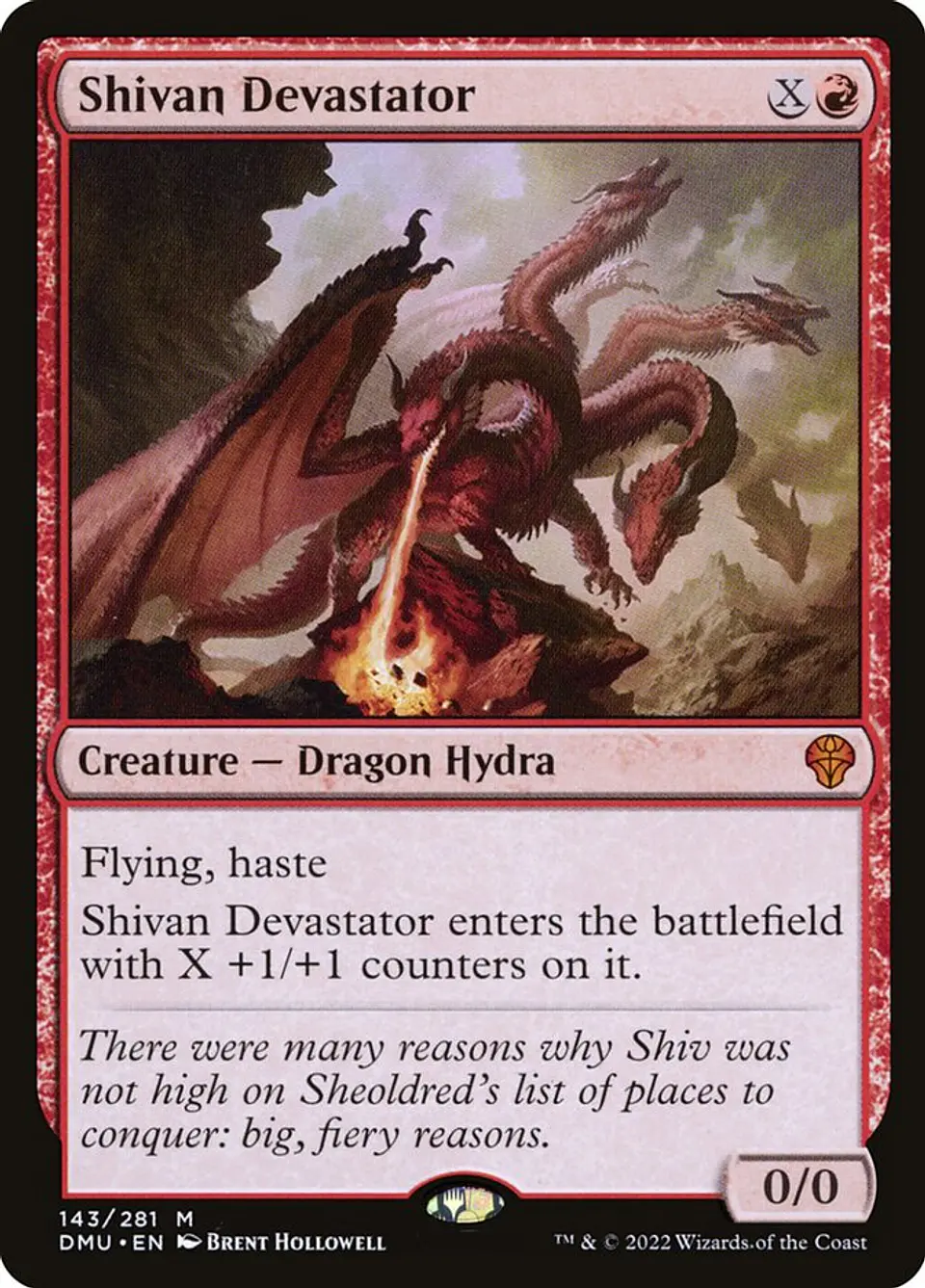 Shivan Devastator (foil) | Inglés | NM | DMU 1